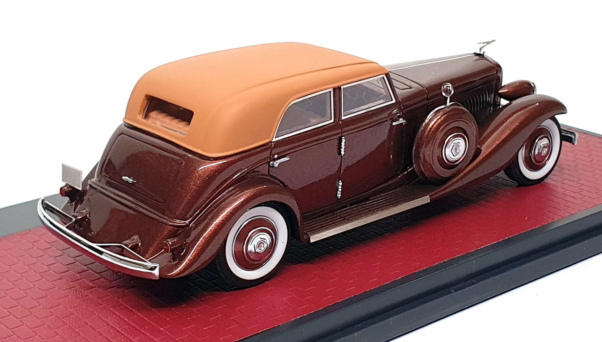 Matrix 1/43 Scale MX50406-021 - 1935 Duesenberg Rollston Sedan LWB - Met. Brown