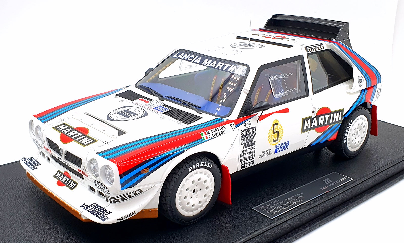 Top Marques 1/12 Scale TMR1260B Lancia Delta S4 1986 #5 Argentina M.Biasion
