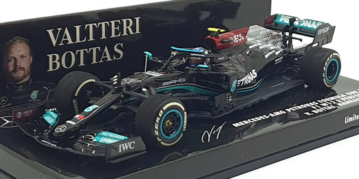 Minichamps 1/43 Scale 410 210177 - Mercedes-AMG F1 Team E #77 Bahrain GP 2021