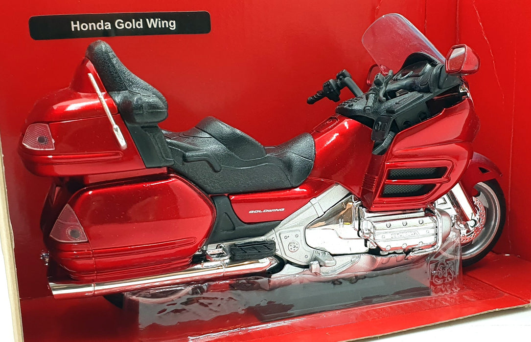 NewRay 1/12 Scale 57253 - Honda Gold Wing Motorbike - Met. Red