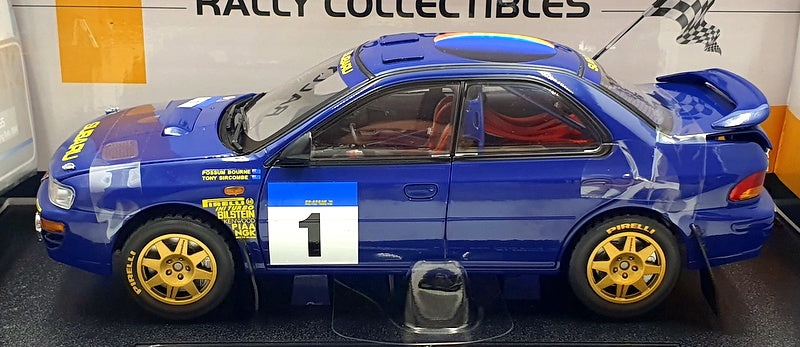 Sun Star 1/18 Scale Diecast 5525 Subaru Impreza 555 #1 Bourne Hong Kong 1994