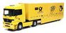 Altaya 1/43 Scale RT03 - Mercedes Benz F1 Transporter Truck Jordan - Yellow