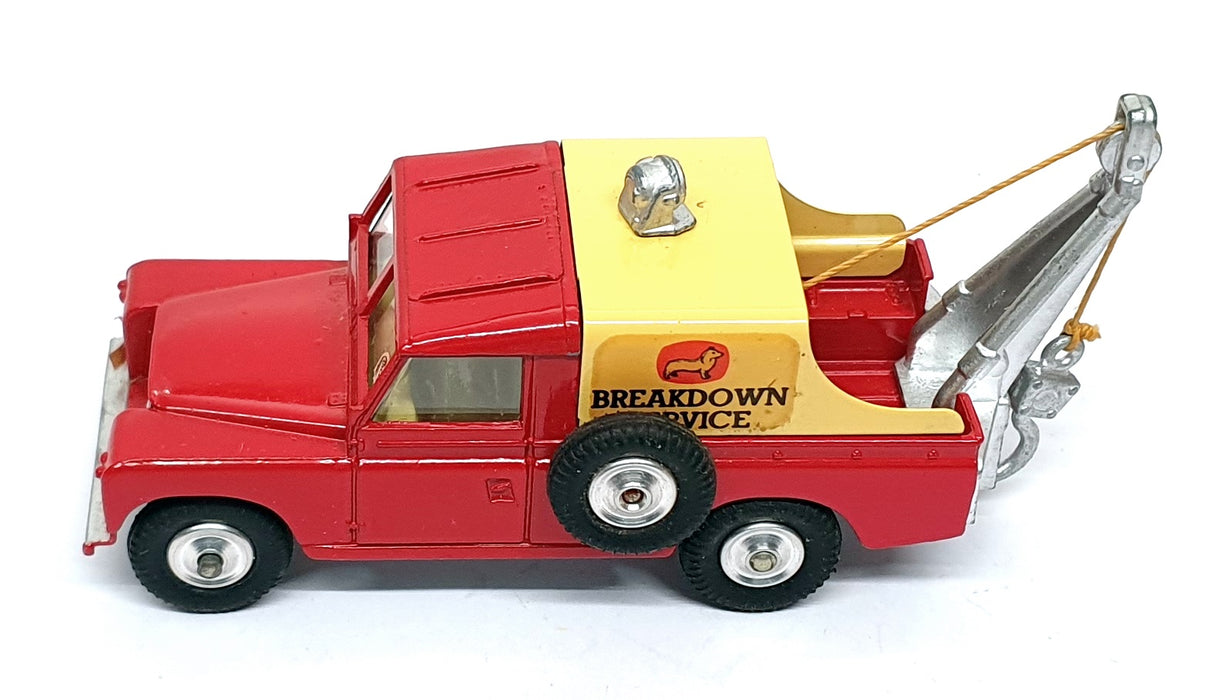 Corgi Toys Original Diecast 417S - Land Rover Breakdown Truck - Red/Yellow