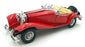 Franklin Mint 1/24 Scale Diecast 11226E - 1935 Mercedes-Benz 500K - Red