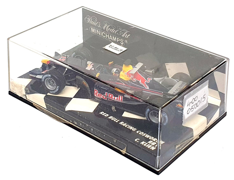 Minichamps 1/43 Scale 400 050015 - F1 Red Bull Racing Cosworth RB1 C. Klien