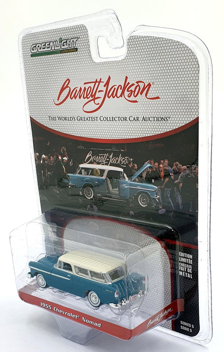 Greenlight 1/64 Scale 37200-A - 1955 Chevrolet Nomad - Green