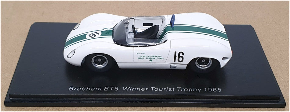 Spark 1/43 Scale S7085 - Brabham BT8 #16 Winner Tourist Trophy 1965