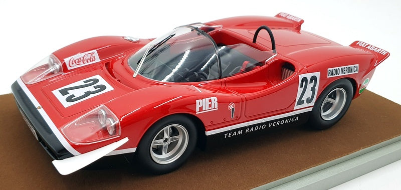 Tecnomodel 1/18 Scale TM18-58B - Abarth 2000 S 1969 Silverstone #23 Swart