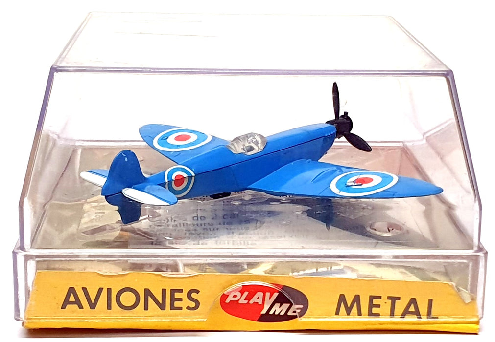 Aviones Play Me Diecast 105 - Spitfire Aircraft - Blue