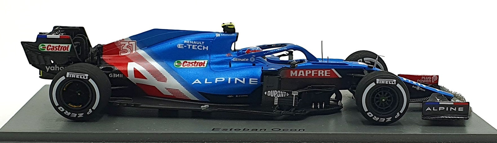 Spark 1/43 Scale S7684 - Alpine A521 #31 1st Hungarian GP 2021
