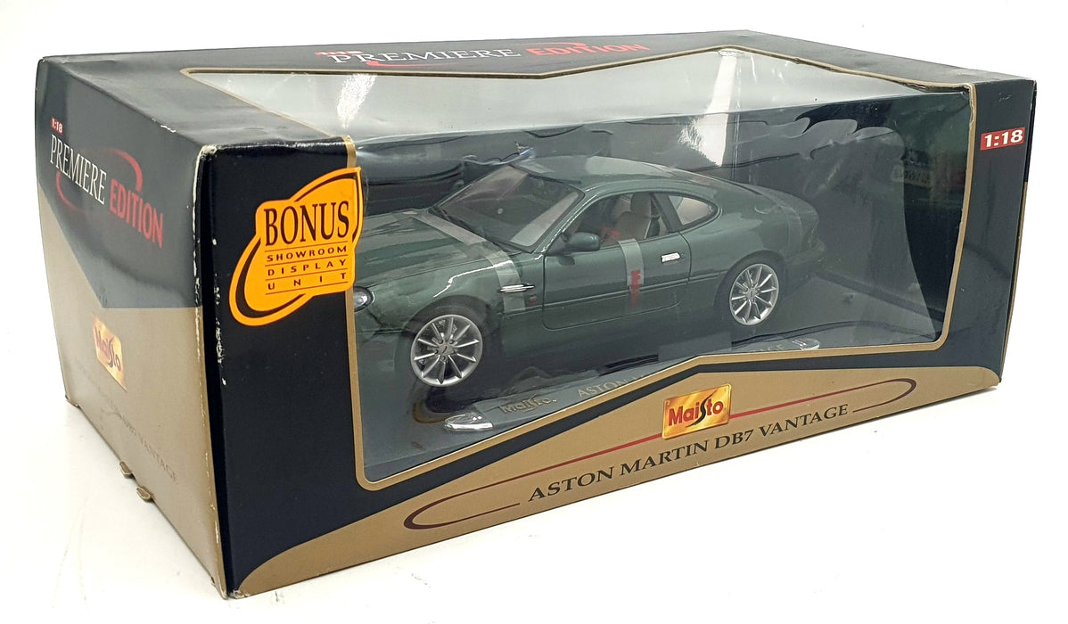 Maisto 1/18 Scale Dicast 36880 - Aston Martin DB7 Vantage - Green