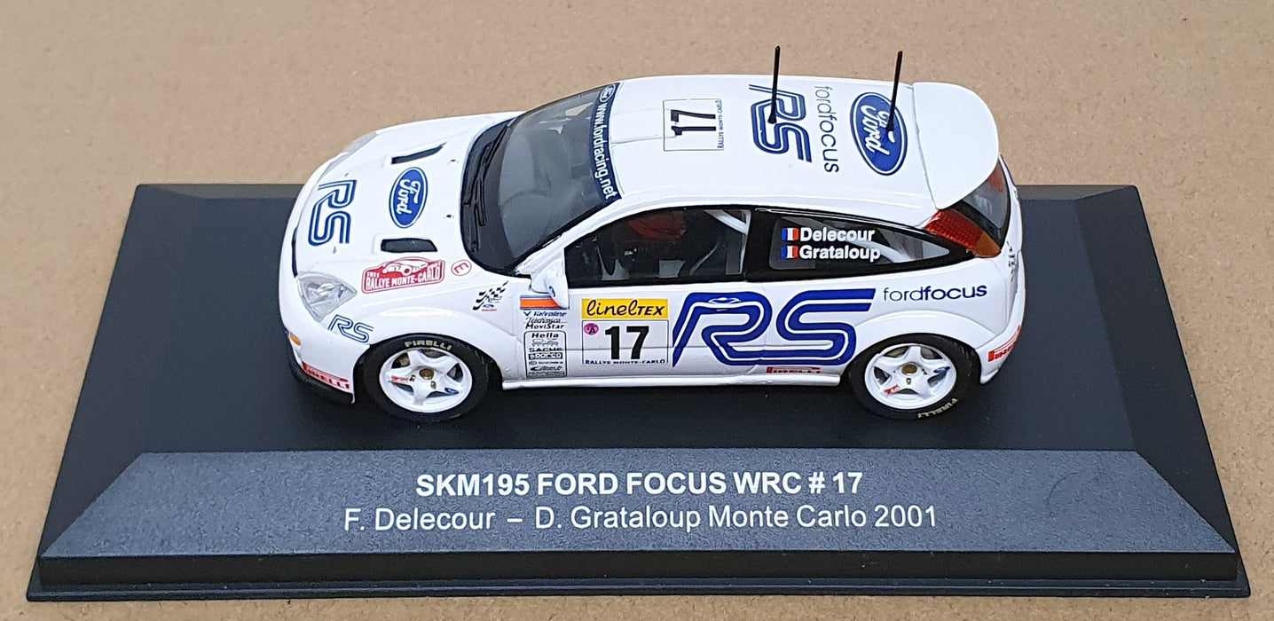 Skid Vitesse 1/43 Scale SKM195 - Ford Focus WRC #17 Monte Carlo 2001