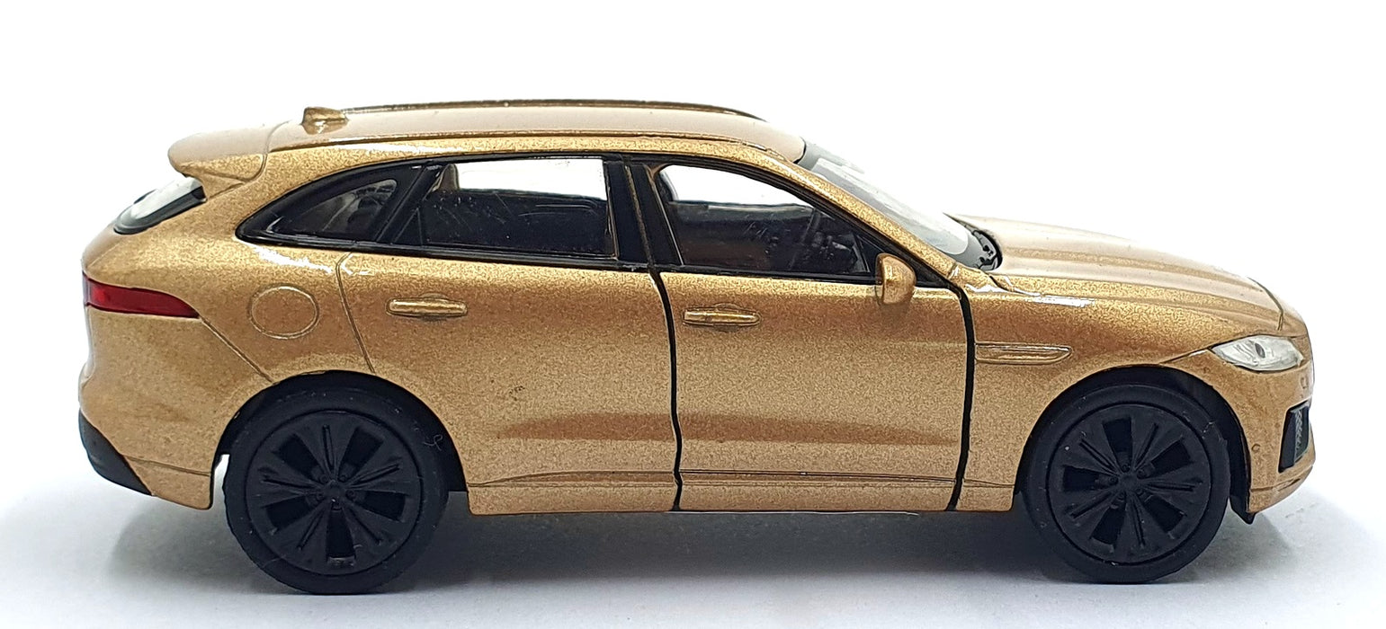 Welly Model 12cms Pull Back and Go 301125C - Aston Martin V12 Vantage - Gold