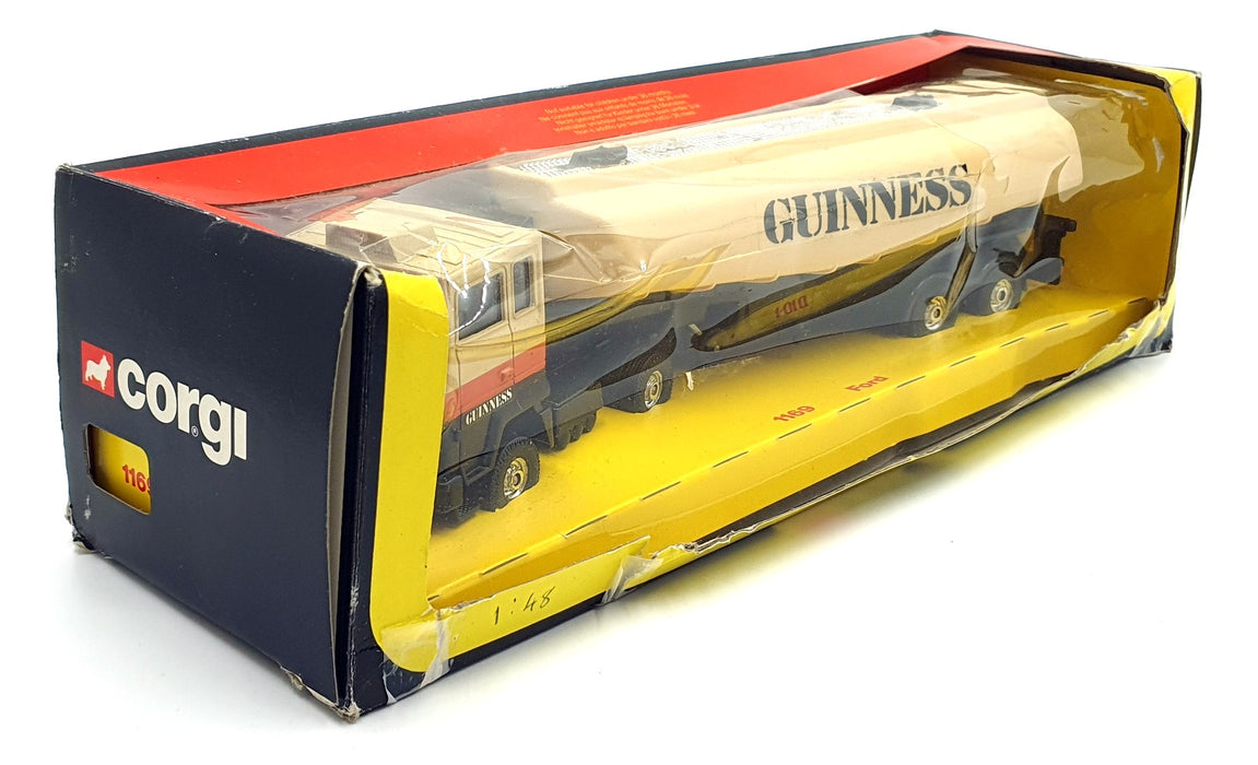 Corgi Appx 30cm Long Diecast 1169 - Ford Truck Tanker Trailer (Guinness)