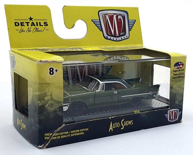 Castline M2 Machines 1/64 Scale R56 28 - 1957 Chyrsler 300C - Dark Green