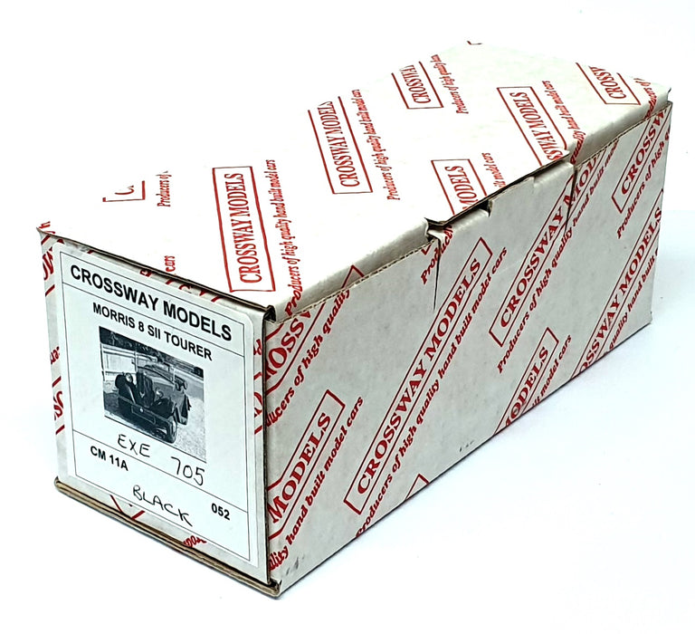 Crossway Models 1/43 Scale CM11A - Morris 8 SII Tourer - Black