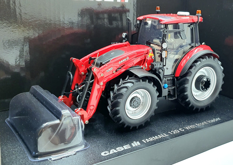 Universal Hobbies 1/32 Scale Diecast UH6822 Case IH Farmall 120 C w Front Loader