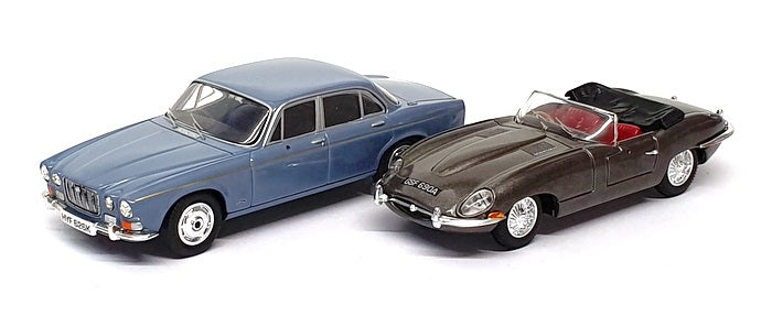 Vanguards 1/43 Scale JA1002 Past Times Jaguar Set XJ6 S1 & E-Type 3.8L Roadster