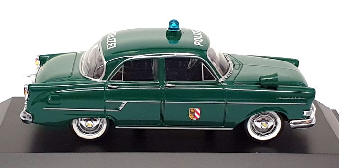 Schuco 1/43 Scale Diecast 02632 - Opel Kapitan Polizei - Green