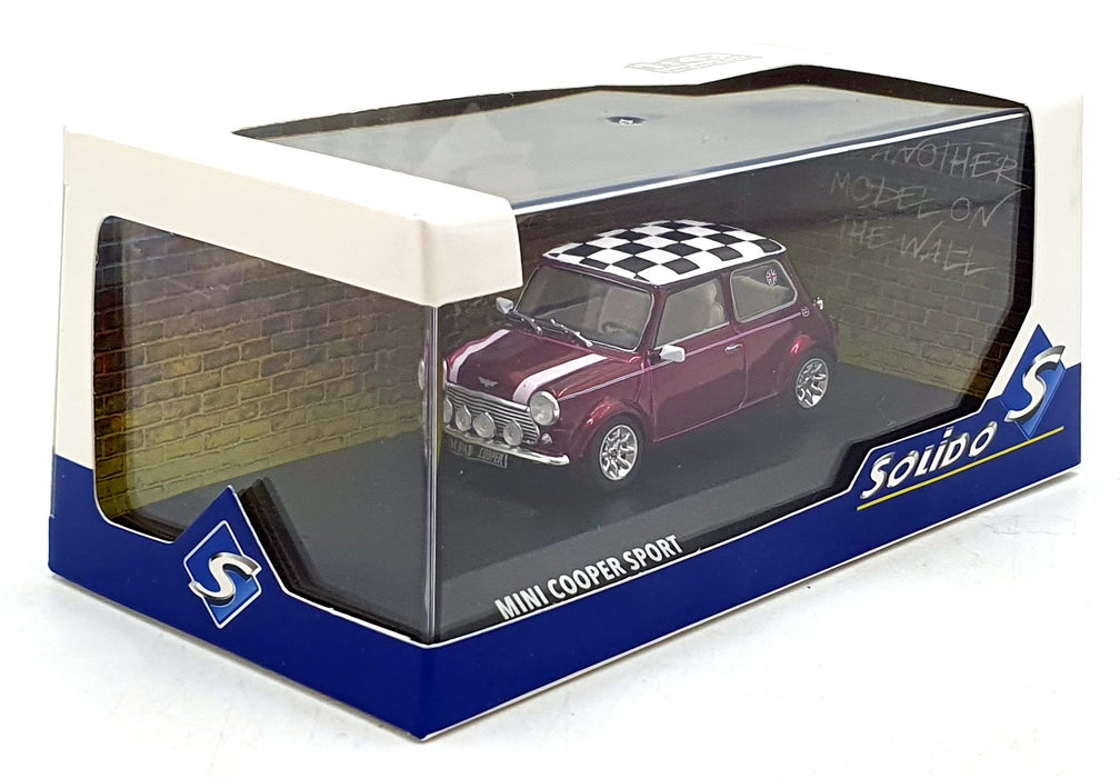 Solido 1/43 Scale Diecast S4316604 - 1997 Mini Cooper Sport - Purple