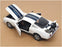 Franklin Mint 1/24 Scale B11TY26 - 1965 Ford Mustang GT 350 - White/Blue Stripes