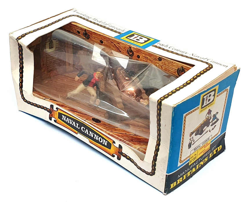 Britains 1/32 Scale 9736 - Naval Cannon + 2 Figures