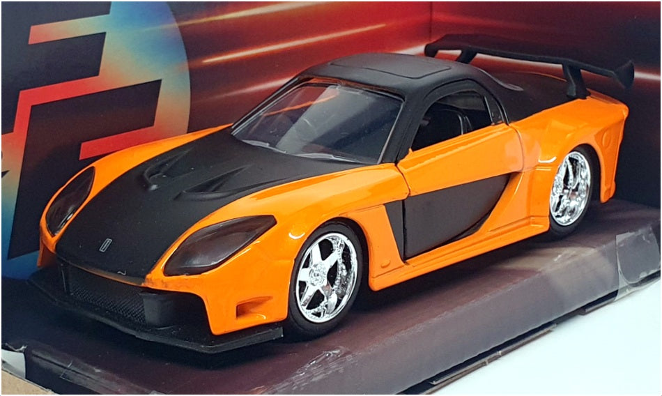 Jada 1/32 Scale 30736 - Fast & Furious Han's Mazda RX-7 - Orange/Black