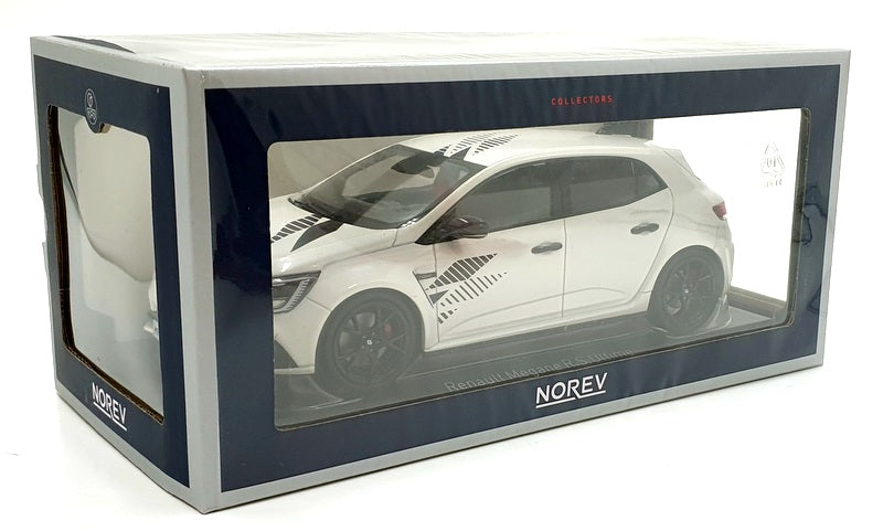 Norev 1/18 Scale Diecast 185396 - 2003 Renault Megane R.S Ultime - Pearl White