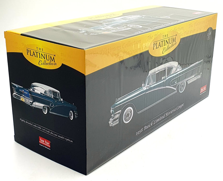 Sun Star 1/18 Diecast 4808 - 1958 Buick Limited Riviera Coupe