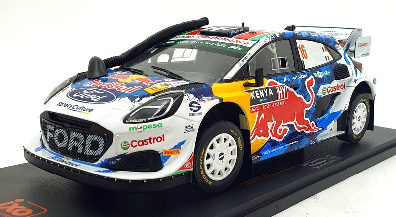 Ixo 1/18 Scale 18RMC207.22 - Ford Puma Rally 1 #16 Safari Rally Kenya 2024