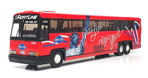 Corgi 1/50 Scale US53409 - MCI 102 DLS Gray Coach Lines New York - Red/White