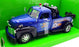 Welly 1/24 Scale 22086S-W - 1953 Chevrolet Tow Truck Highway 66 - Blue