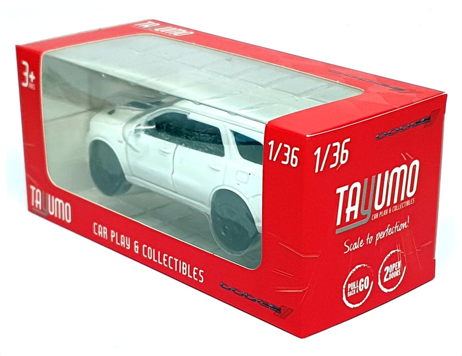 Tayumo 1/36 Scale Pull Back & Go 36145222 - Dodge SRT - White