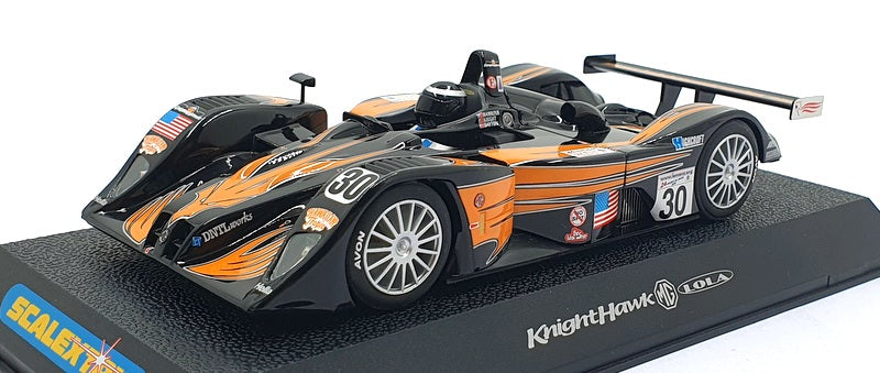 Scalextric 1/32 Scale Slot Car C2367 - MG Lola Knighthawk #30 - Black/Orange