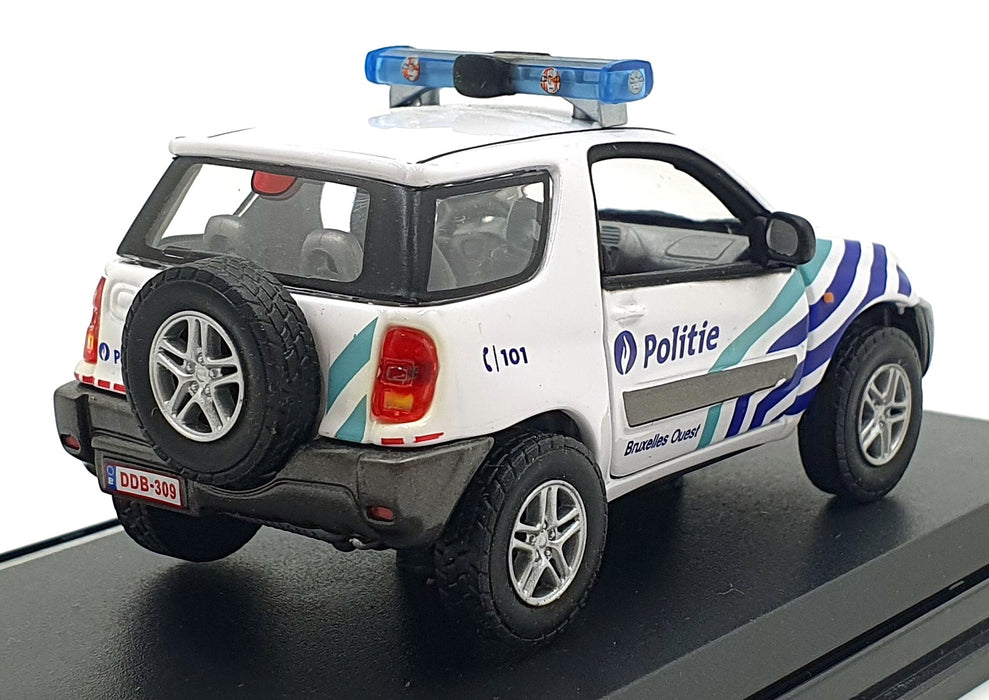 Cararama 1/43 Scale 143040 - 2000 Toyota RAV4 Police Car - White