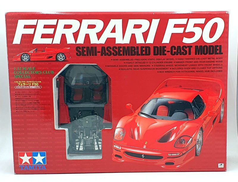 Tamiya 1/12 Scale Semi Assembled Diecast 23203 - Ferrari F50 - Red