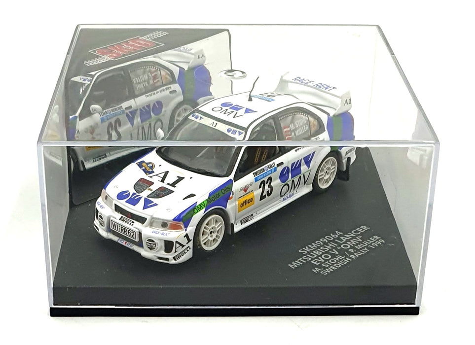 Skid 1/43 Scale SKM99064 - Mitsubishi Lancer EVO. V "OMV" #23 Swedish Rally 1999