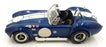 Kyosho 1/18 Scale Diecast DC9525C - Shelby Cobra 427 S/C - Blue/White