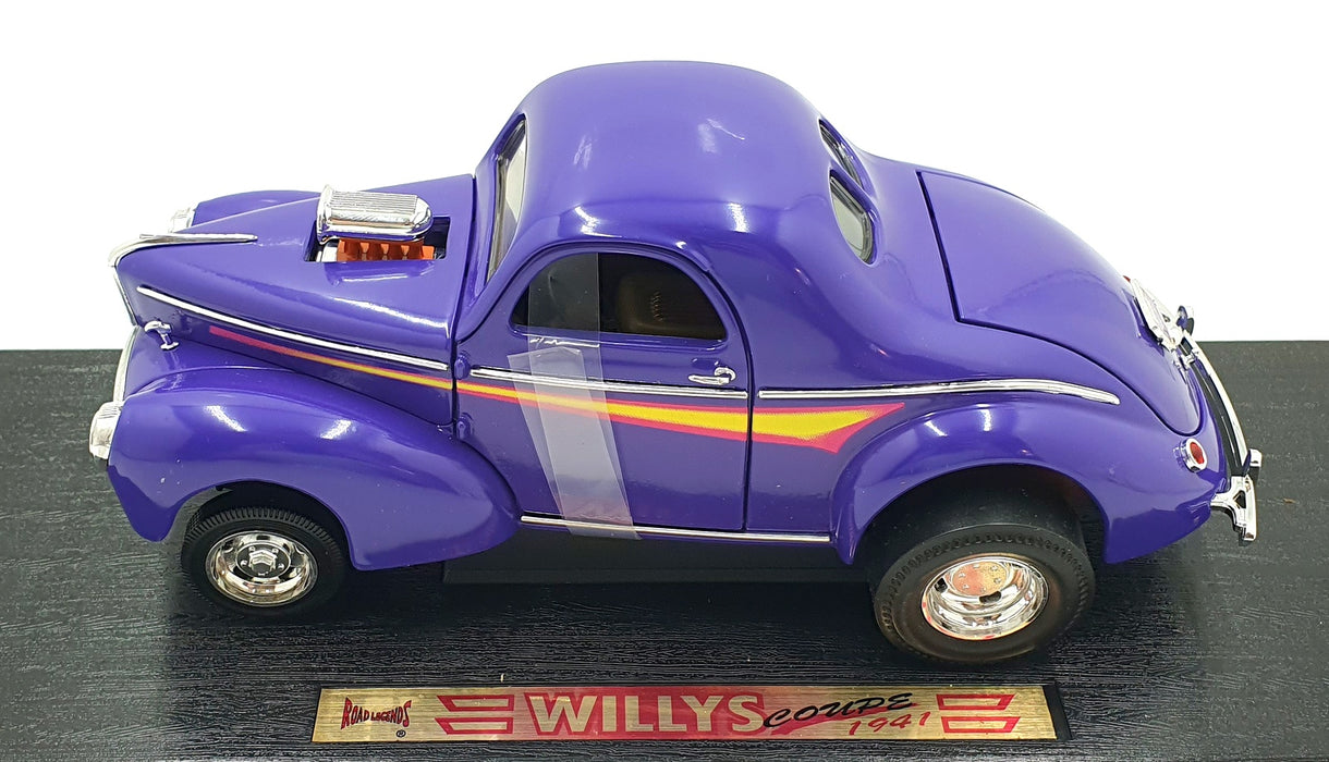 Road Signature 1/18 Scale Diecast 92278 - 1941 Willys Coupe - Purple