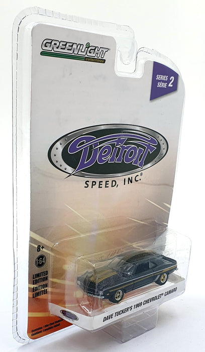 Greenlight 1/64 Scale 39070-B - 1969 Dave Tucker's Chevrolet Camaro - Black