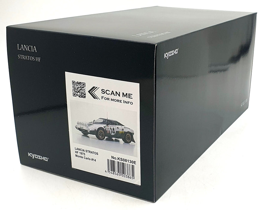 Kyosho 1/18 Scale KS08130E - Lancia Stratos HF #14 Monte Carlo 1975