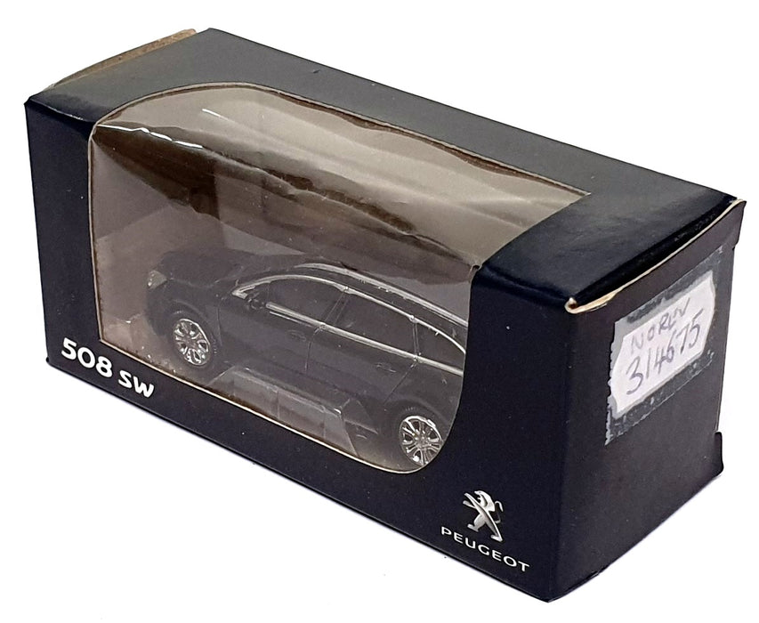 Norev 3 Inches Long 314675 - Peugeot 508 SW - Black