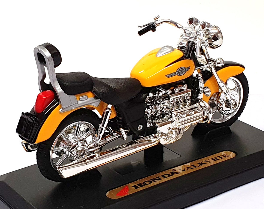 Motor Max 1/18 Scale 62002 - Honda Valkyrie Motorbike - Yellow