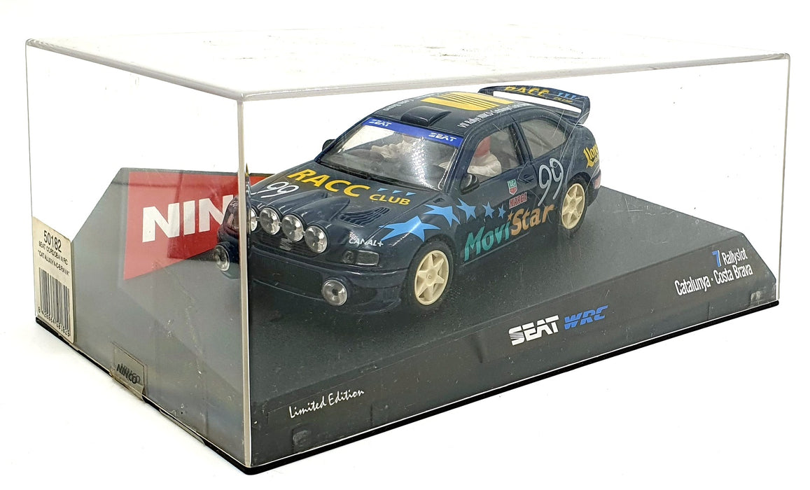 Ninco 1/32 Scale Slot Car 50182 - Seat Cordoba WRC #99 "Catalunya A-C Bravia" 