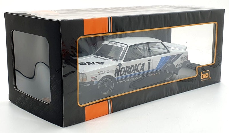 IXO Models 1/18 Scale 18RMC087 Volvo 240 Turbo ETCC Brunn 1986 #1 Cecotto