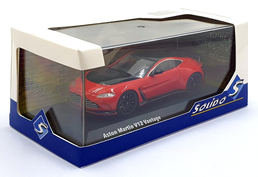 Solido 1/43 Scale Diecast S4314104 - Aston Martin V12 Vantage - Red