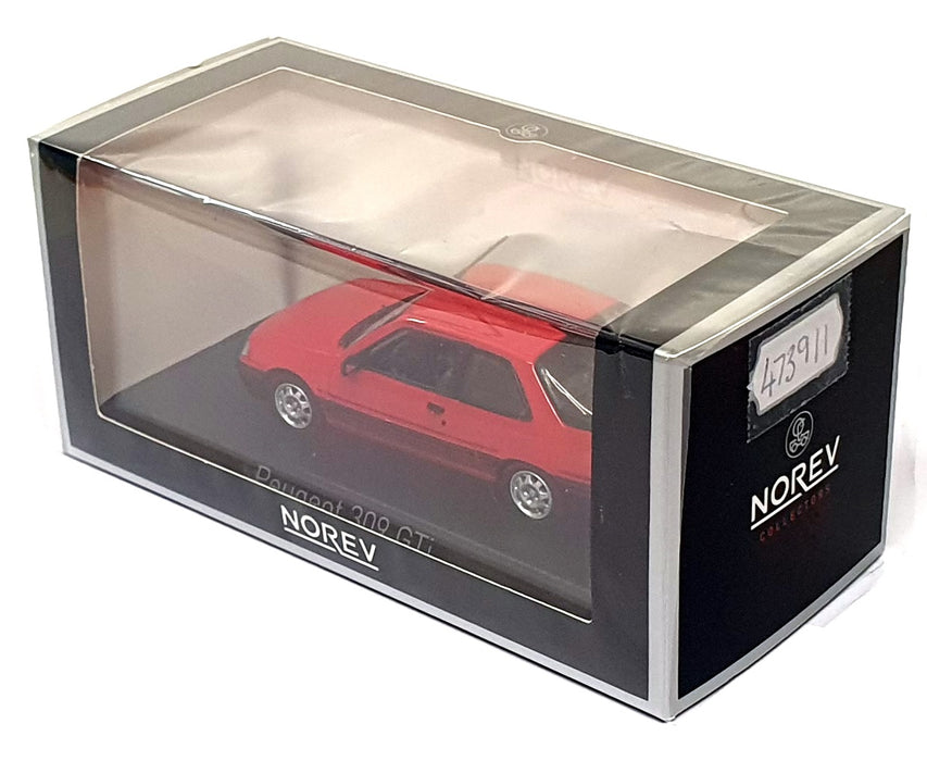 Norev 1/43 Scale 473911 - 1987 Peugeot 309 GTi - Vallelunga Red With Deco PTS