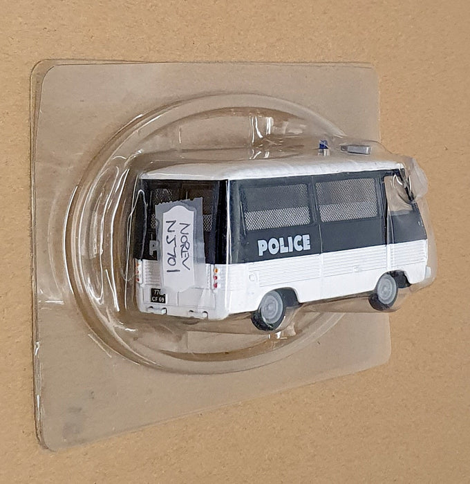 Norev 1/43 Scale Diecast NJ701 - Peugeot J7 Police Van - Black/White