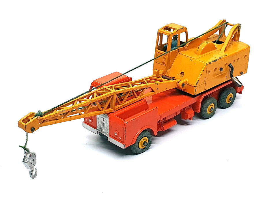 Dinky Supertoys Original 972 - 20 Ton Lorry Mounted Crane Coles - Yellow/Orange