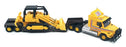 Matchbox 32cm Long Diecast K117 - Scania T-142 Bulldozer Transporter - Yellow